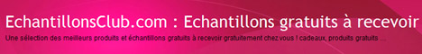 Avec EchantillonsClub.com recevez gratuitement des échantillons par la poste. Echantillons et même cadeaux gratuits !