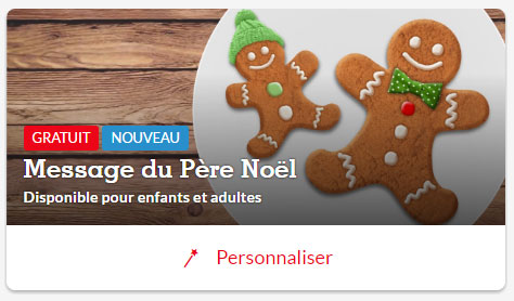 PNP 2016 (Père Noël Portable) : Vidéo personnalisée gratuite