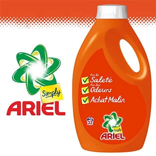 Coupons reduction lessive ariel