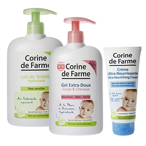  doses d’essai de soins bébé Corine de Farme