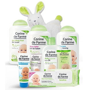 Corine de Farme : Échantillons gratuits de 3 soins bébé