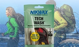 Échantillon d’imperméabilisant Tech Wash de Nikwax gratuit