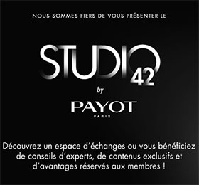 Le Studio 42 by Payot: échantillons et produits gratuits