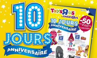 Anniversaire Toys’R’Us : Jusqu’à 50% de réduction sur les jouets