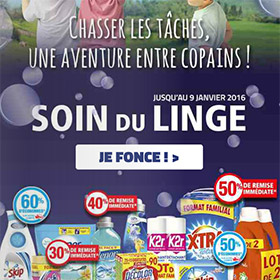 Promotions Auchan : Bons plans lessives pas chères (dès 0€)