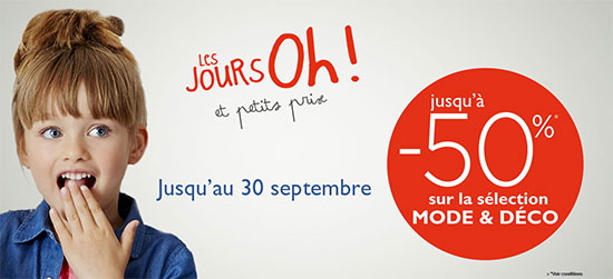 Les Jours Oh Vertbaudet promotions