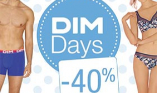 Les DIM Days 2016 : 40% de réduction sur la lingerie + 10%
