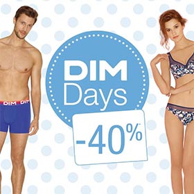 Les DIM Days 2016 : 40% de réduction sur la lingerie + 10%