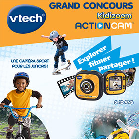 Jeu Gulli : 17 Kidizoom Action Cam de Vtech à gagner