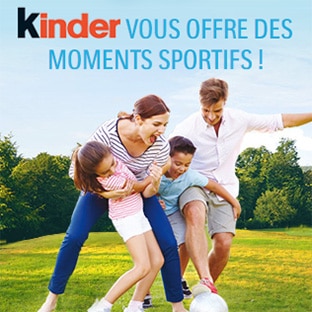 Bon plan Kinder : Activités sportives offertes ou kits sport