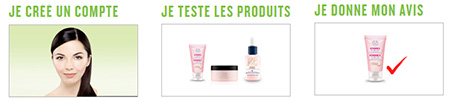 Testez des produits avec The Body Shop