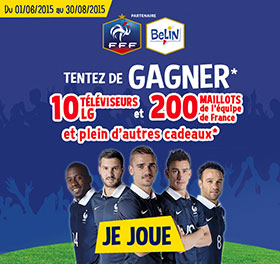 Concours Belin Foot : 405 cadeaux à gagner !