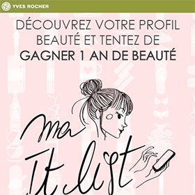 Concours Yves Rocher : 50 cartes cadeaux de 100€ à gagner