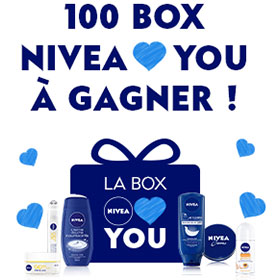 Concours Nivea : 100 box Nivea Loves You à gagner