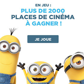 2520 places de cinéma Les Minions à gagner