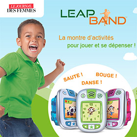 30 LeapBand (montre d’activités pour enfants) à gagner