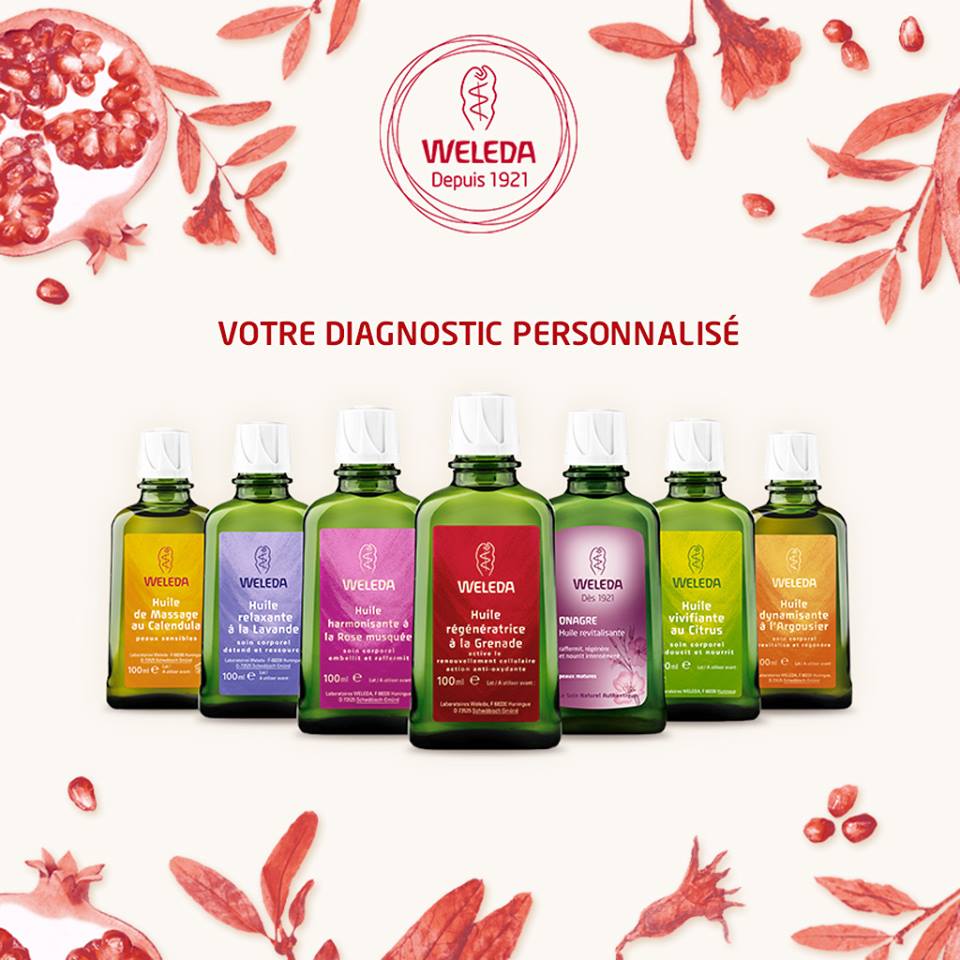 Concours Weleda : 70 huiles de beauté bio à gagner