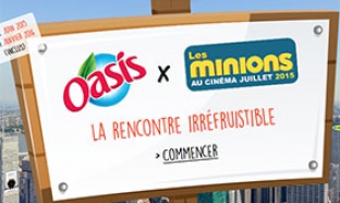 14 687 cadeaux Les Minions à gagner au jeu concours Oasis