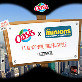 14 687 cadeaux Les Minions à gagner au jeu concours Oasis