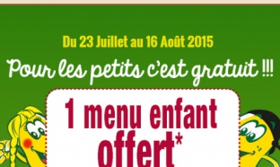 Réduction La Pataterie : 1 menu enfant offert