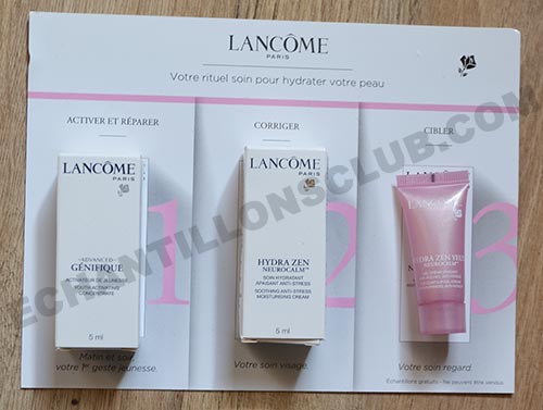 échantillons gratuits Lancôme