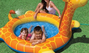 Soldes Mr.Bricolage : Bon plan piscine girafe pour enfant à 8.72€