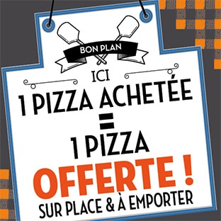 Réduction Tablapizza : 1 pizza achetée = 1 pizza offerte