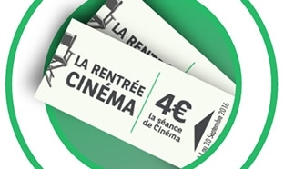 La Rentrée du Cinéma 2017 : Contremarques à 4€ la séance