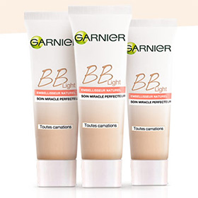 Échantillons gratuits BB light de Garnier : 204’609 à gagner