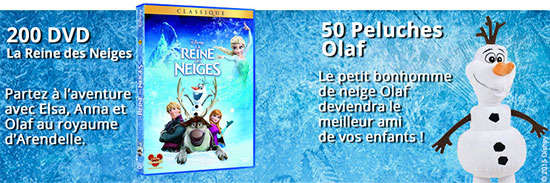 Cadeaux La Reine des Neiges