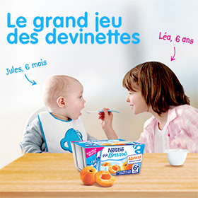 Jeu des laitages Nestlé Bébé : 360 lots à gagner