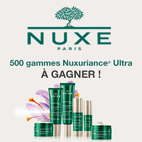 Concours Nuxe : 101’000€ de produits Nuxuriance Ultra à gagner