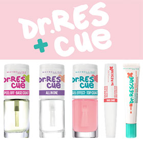 Jeu Gemey-Maybelline : 50 lots de 3 soins pour ongles Dr. Rescue