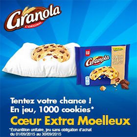 Échantillons de Cookies Granola : 1000 gratuits à gagner