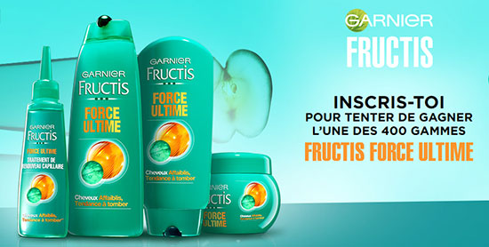 Gagnez une gamme Fructis Force Ultime