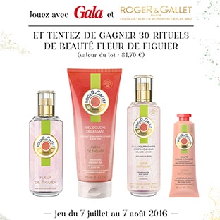 30 lots de 4 produits de beauté Roger & Gallet à gagner