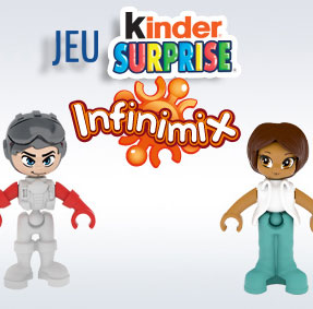 Jeu concours Kinder Infinimix : 500 cadeaux à gagner