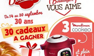 Concours La Boulangère : 3 multicuiseurs Cookeo… à gagner