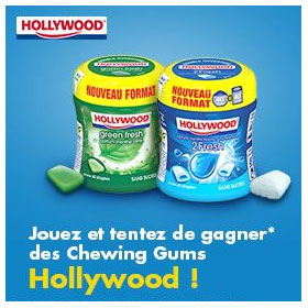 Jeu Ma vie en couleurs : Gagnez des chewing-gums Hollywood