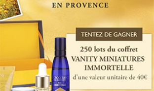 250 lots de produits de beauté L’Occitane en Provence à gagner