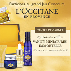 250 lots de produits de beauté L’Occitane en Provence à gagner