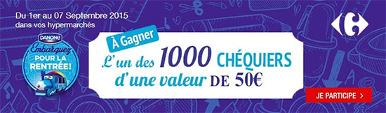 Carrefour Jeu Rentrée des classes 