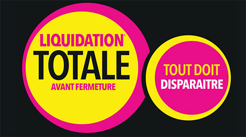 La Halle : Liquidation Totale avant Fermeture