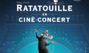 50 places pour le ciné-concert Ratatouille et 100 DVD à gagner