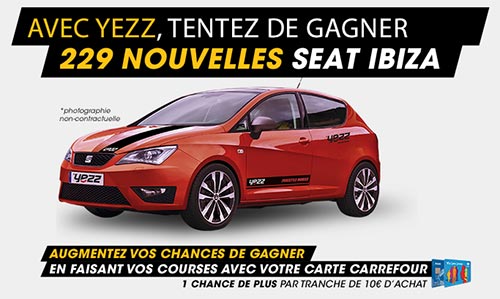 229 voitures Seat Ibiza à gagner