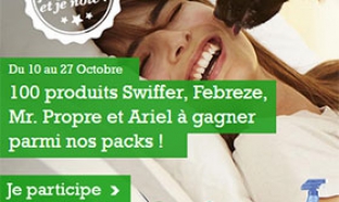 200 lots Swiffer + Mr Propre ou Febreze + Ariel à gagner