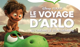 Concours Les Crudettes – Le Voyage d’Arlo : 421 lots à gagner