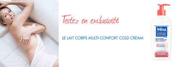 Test Lait Corps Multi-Fonction Cold Cream de Mixa