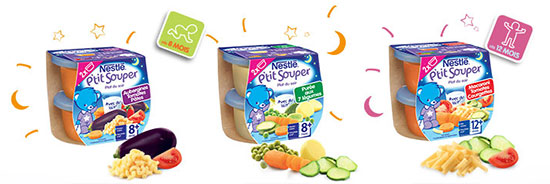 Testez les produits produits Nestlé P’tit Souper