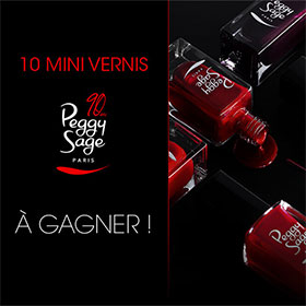 67 lots de 10 mini vernis Peggy Sage à gagner